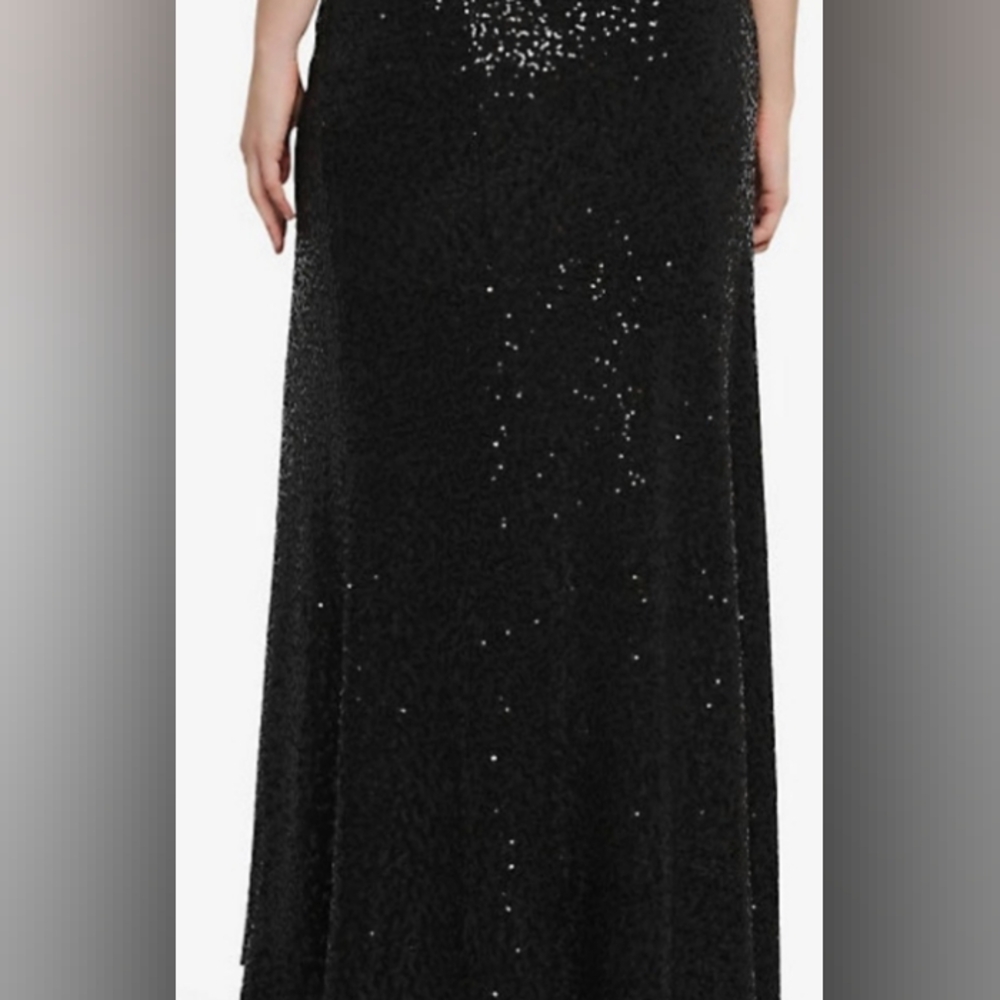 Torrid Elegant Black Sequin Maxi Skirt - Picture 2 of 2